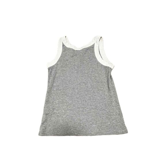 Nike Gray Sleeveless Scoop Neck Logo Tank Top Womens Size S - Picture 2 of 5